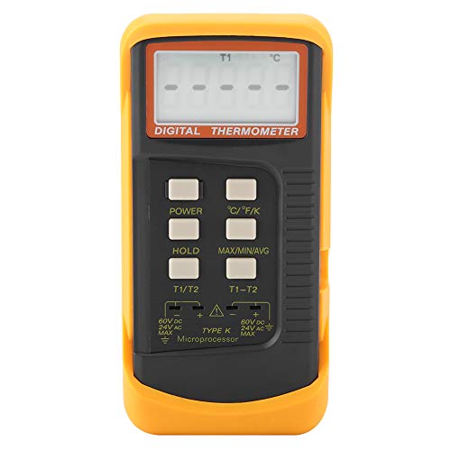 Medidor de temperatura Termômetro LCD 6802II canal duplo K Tipo 6802ii Termômetro digital Termômetro Digital