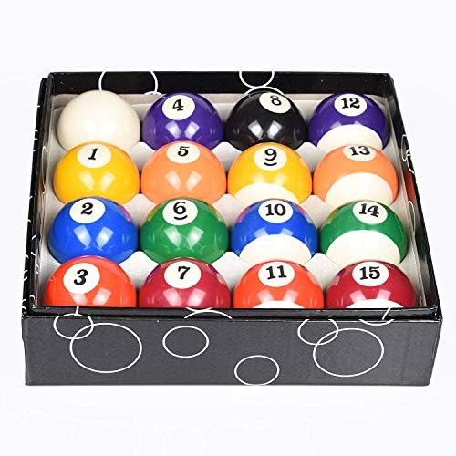 Bola de bilhar de 2-1/4 bolas de piscina de bilhar definido tamanho padrão de 16 bolas completas conjuntos