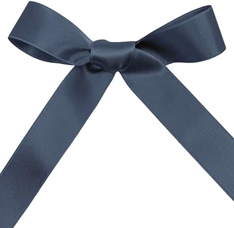 Morex Ribbon Swiss Satin Ribbon, Azul Azul