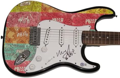 Trey Anastasio e Mike Gordon Band assinou autógrafo em tamanho real personalizado único de um tipo 1/1 Fender Stratocaster