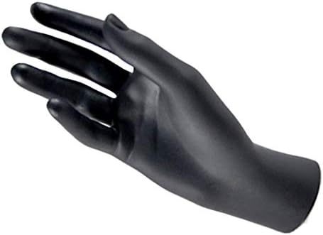 Kodoria Female Hand Manequin Hand Jóias Bracelet Luvas de anel Exibir suporte Organizador - Black R