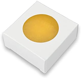 50 CYP White Square com caixa de sabão de janela redonda - embalagem de sabão caseira - Sabão
