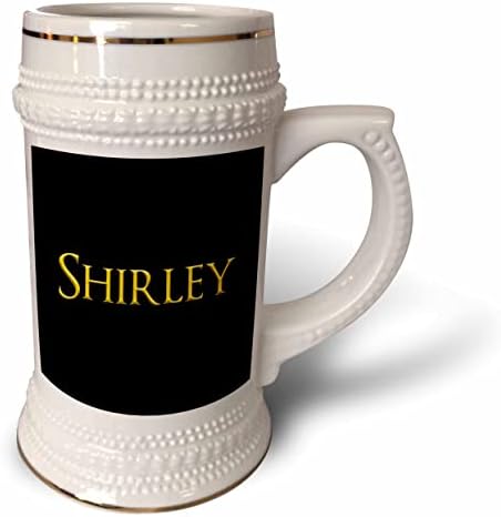 Nome do menino de bebê clássico de 3drose Shirley nos EUA. Um amuleto elegante. - 22 onças de caneca