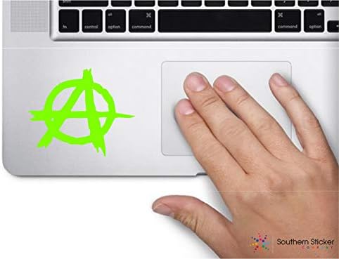 Southern Sticker Company Anarchy Símbolo de 3x3 polegadas Tamanho Anarquismo Ideologia Laptop Caminhão