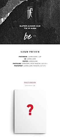 Super Junior D&E contagem regressiva 1ª Álbum 3 Versão Conjunto CD+1p Poster+128p Photobook+1p PhotoCard+1p