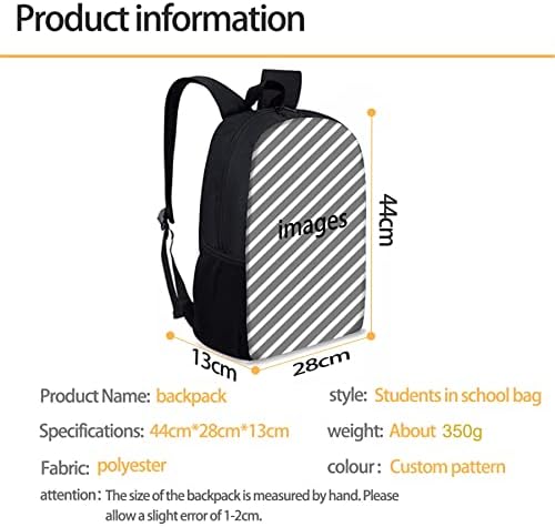 SNILETY WOLF Design Backpack School Supplies for Boys Adolesces, Livro de ombro elementar portátil com zíper,