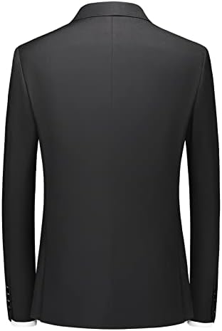 Jaqueta masculina de traje blazer casual fit blazer um botão leve esporte leve vestido formal