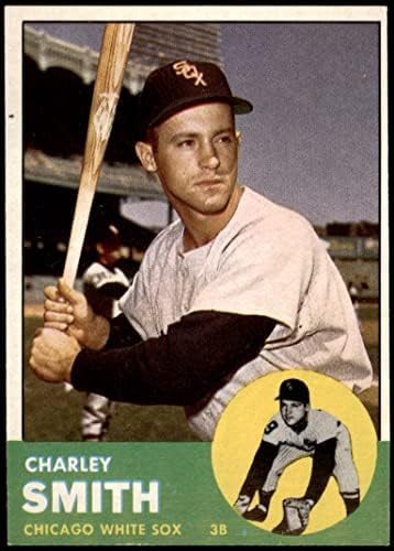 1963 Topps 424 Charley Smith Chicago White Sox ex White Sox