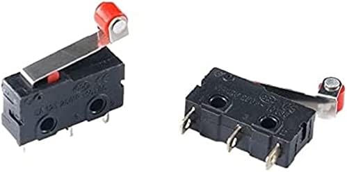 Micro comutadores 10pcs Micro roller alavanca braço normalmente abre o interruptor limite de fechamento