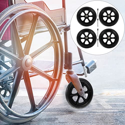 Acessórios para cadeira de rodas Rodas dianteiras da cadeira de rodas Cadeira da roda roda dianteira rodas de rodas universal Rollators Rollators Substituição Substituição de lançador 4pcs