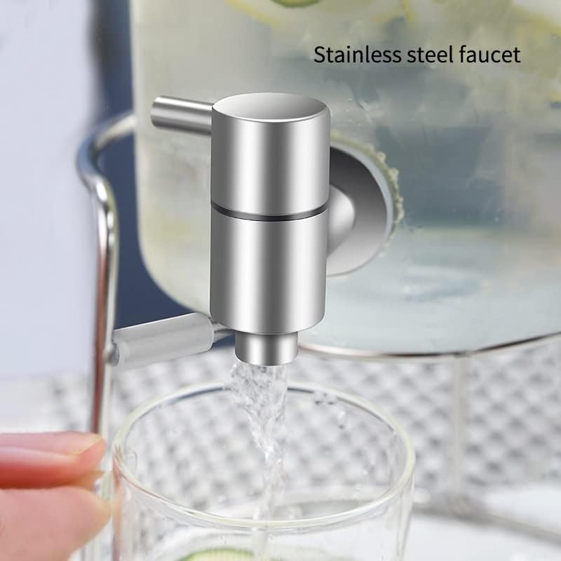 Jarro de água de vidro de sdfgh com torneira de lemon jarro jarro de cozinha kettle maconha de água fria em contêiner