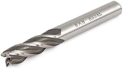 X-Dree, poço de perfuração de 8 mm de 8 mm de corte de 8 mm de 65 mm de comprimento HSS 4 FLUTOS FURO EXTRILHO
