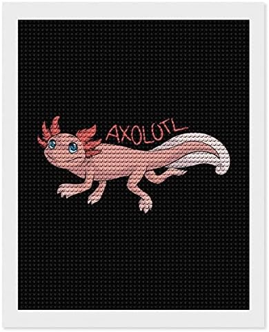 Kits de pintura de diamante personalizados axolotl Picture Picture By Numbers for Home Wall Decoration 16 x20