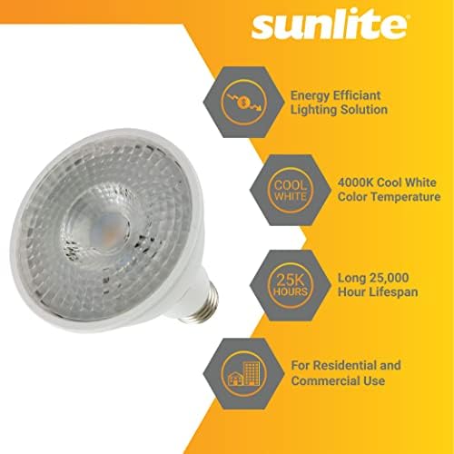Sunlite 80943 -su LED LED30 LUZ LONGO DO CUSCO, 11 watts, 850 lúmens, base média, diminuição, UL listada
