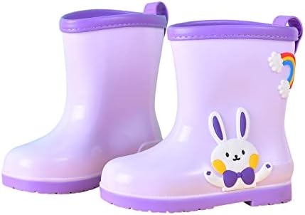 Crianças fofas de moda de desenho animado e botas de chuva não deslizantes botas de chuva de fundo macio botas de chuva bebê botas de inverno