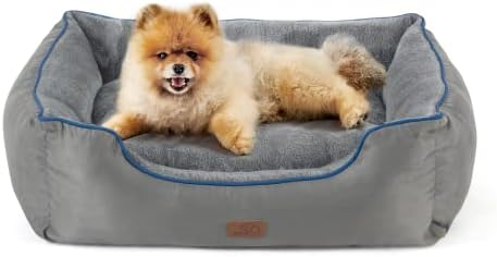 Bedsure Cama de cachorro pequena para cães pequenos laváveis ​​- camas de gato para gatos internos, 20 polegadas