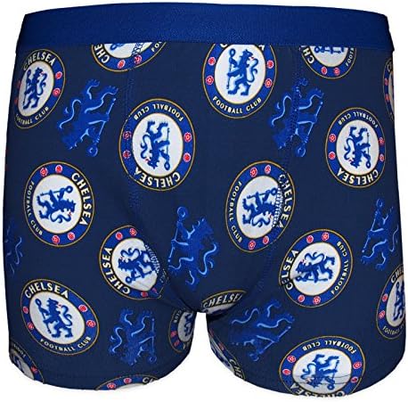Chelsea Football Club Soccer Giff 2 Pack Boys Boxer Shorts Blue