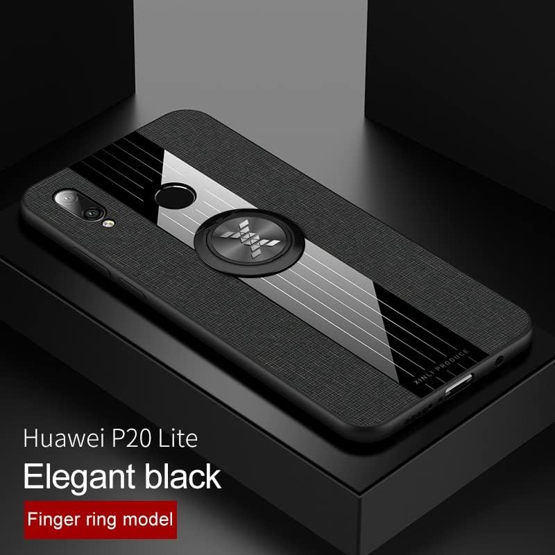 Casos de flip de telefone compatíveis com estojo Huawei p20 Lite/Nova3e, com caixa de kickstand de 360 ​​° de