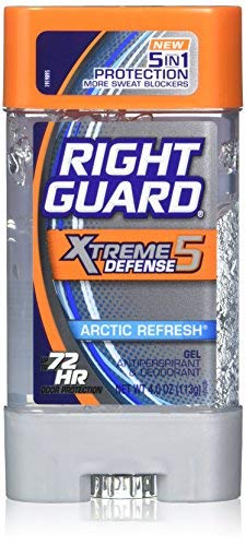 Central Sales Company Guard Right Defesa Total 5 Power Gel Antipersppirant Deodorante, Refresh do Ártico - 4