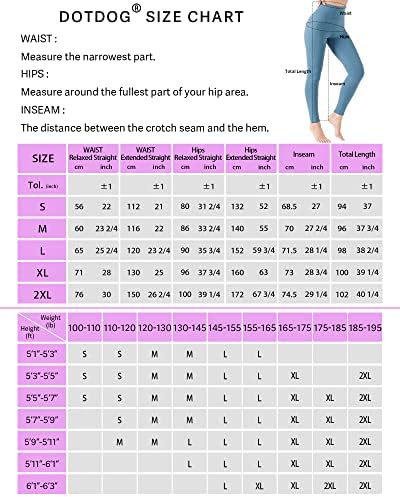 DOTDOG High Wistide Yoga Leggings para mulheres Legging de controle de barriga com 3 bolsos O treino de