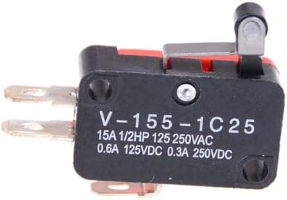 Micro curto hinroller alavanca limite de controle SPDT V-155-1C25 5pcs huxuan-