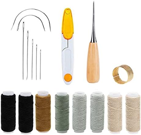 Conjunto de estripador de costura de costura, kit de reparo de estofados de costura em couro Ferramenta