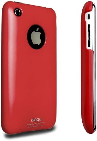 ELAGO IPHONE 3G/3GS Slim Fit Case + Smudge Free Film - Red