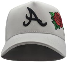23 Atlanta Bravxx 'Rose Emblem' Snapback Hat