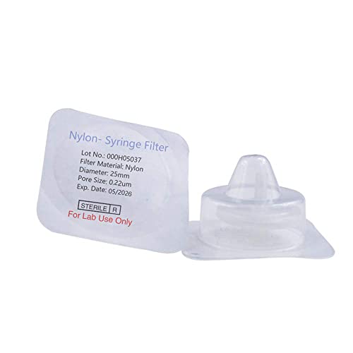 Filtragem estéril de seringa filtração hidrofílica de nylon.