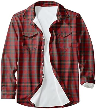 Jaquetas de Neferlife para homens, 2022 Menção de botão masculino Casual Casual Camas de jaqueta de flanela de