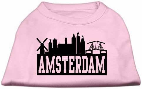 Mirage Pet Amsterdam Skyline Self Print Shirt