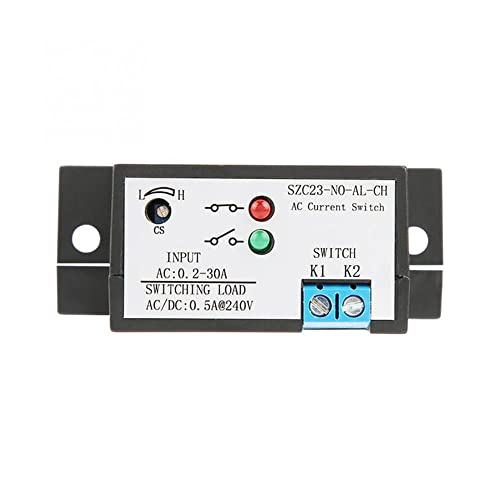Switch de detecção de corrente normalmente abre o interruptor de detecção de corrente ajustável AC 0,2-30A SZC23-NO-AL-CH