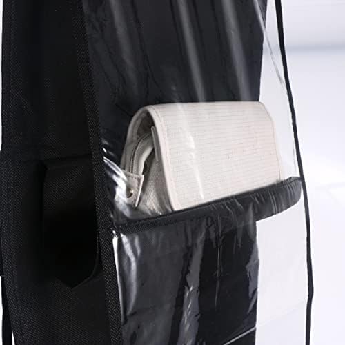 Saco de Cabilock 3pcscloset com carteira de suprimentos para a porta de porta em casa limpa a bolsa de bolsa transparente