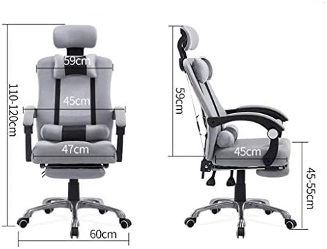 Simplicidade criativa Cadeira de repouso confortável, cadeira de escritório ajustável de encosto