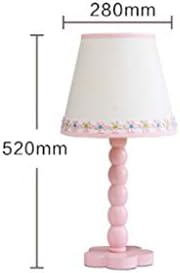 Zhyh nórdico lâmpada de lâmpada de cabeceira Flores criativas Flores criativas menina fofa quarto de crianças