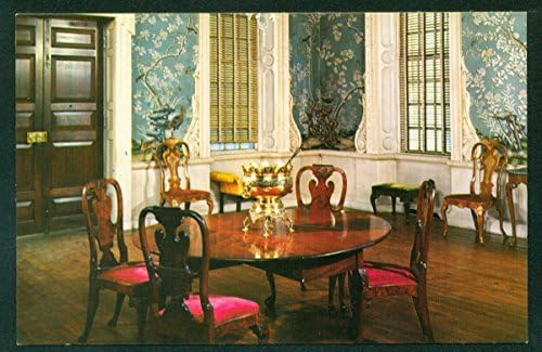 Sala de jantar do Palácio do Governador Williamsburg Virginia Móveis do século 18