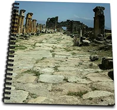 Fotografia de rua de 3drose colonnaded hierapolis pamukkale - livros de desenho