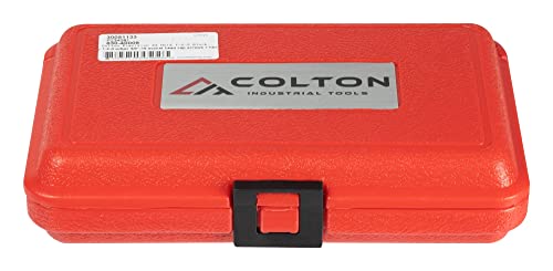 Colton Industrial Tools 10078 | Conjunto de blocos Ultra Precision 1-2-3, conjunto de 2, 23 buracos, parafusos