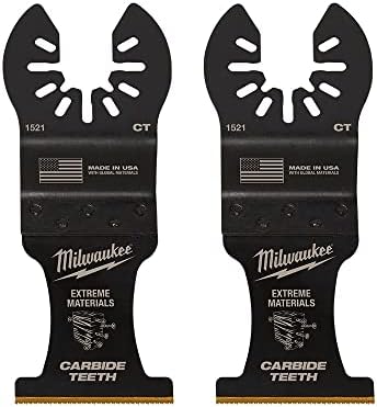 Milwaukee 1-3/8 pol. Carbide Universal Fit Extreme Wood e Metal Cutting Multi-Tool Blade