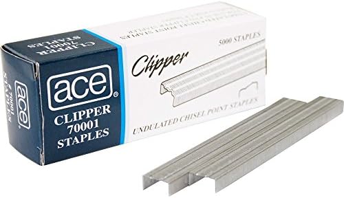 ACE70001 - Staples ondulados para grampeador de clipper leve