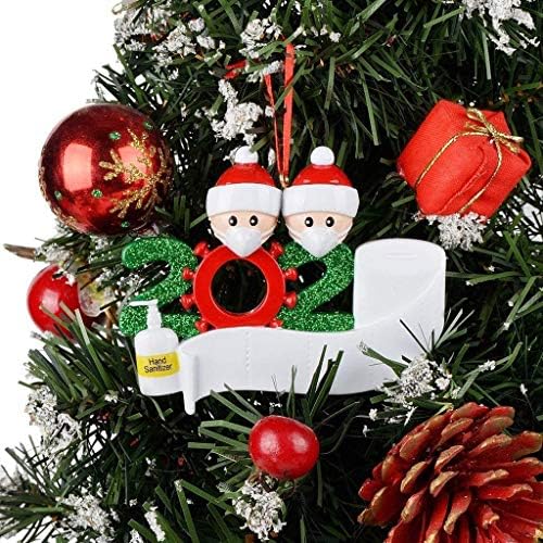 Mikey Store Pet Facemask Old Man Christmas Tree Pinging com caneta, preto/vermelho/branco/verde, pingente