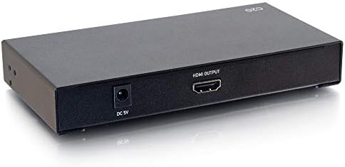 Switch HDMI C2G, 4K, Mini Display Port, USB-C, HDMI, VGA, 60Hz, 3,55mm, preto, cabos para ir 40850