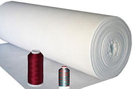 Estabilizador e apoio de bordados de algodão e algodão lacrimal de ferro - algodão branco - rolo de 24 x25yd - 50gsm