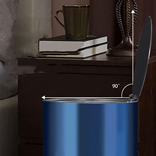 Lixo de lixo de zalord lixo de 8l lixo de pé com lata de lixo de aço inoxidável de grande capacidade para latas de latas de lixo da cozinha da sala de estar para cozinha