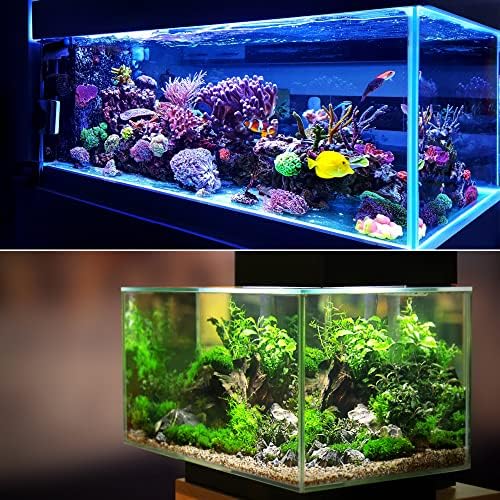 Conjunto de plantas de aquário vocoste, plantas de peixe tanques falsos coloridos artificiais decoração de