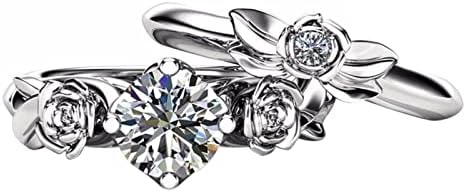 Casais anéis de dinossauros pêssego com zirconia novo anel gotas de água de diamante anel feminino