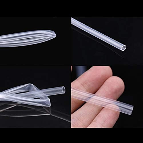 Mangueira de plástico transparente Tubo de silicone flexível transparente, ID de 2,5 mm x 4 mm OD, tubo macio