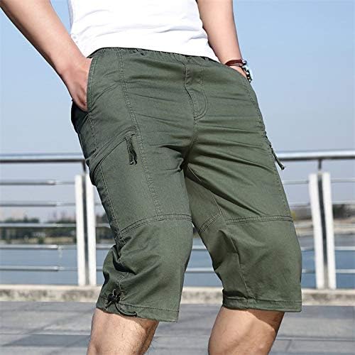 Ymosrh shorts masculinos zíper ao ar livre shorts esportes de macacão calças casuais shorts