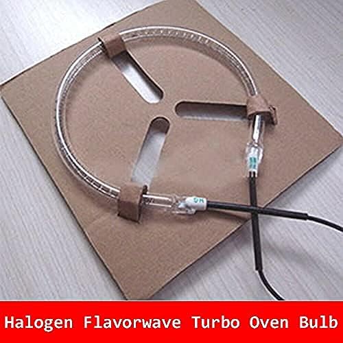 1x redondo redondo halogênio turbo flavorwave lâmpada lâmpada de lâmpada de aquecimento de aquecimento de