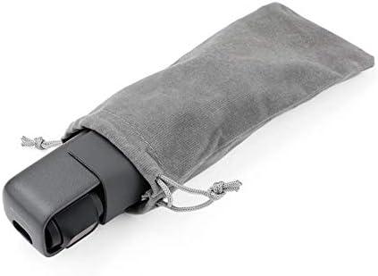 Ngaantyun carregando manga com cordão para DJI Osmo Pocket [algodão de flanela respirável suave] Caixa de armazenamento por portátil de bolsa de viagem, acessórios de bolso DJI Osmo